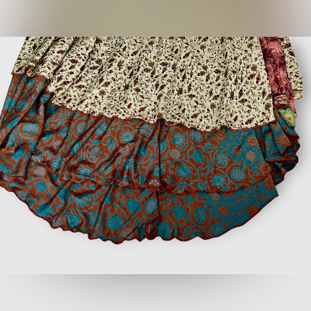 🆕NWT Karma Nepal Crafts reversible Saree - Picture 9 of 16